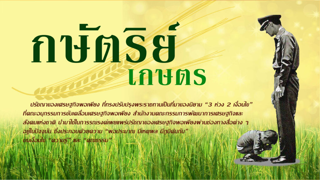 ปรัชญาของเศรษฐกิจพอเพียง 