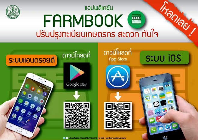 โหลดเลย !! แอปพลิเคชัน Farmbook เพื่อไว้ตรวจสอบข้อมูลการลงทะเบียนเกษตรกร ในการรับเงินช่วยเหลือ 15000 บาท  