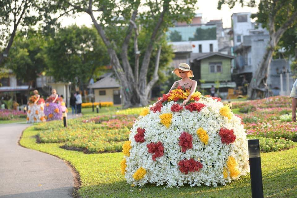 เข้าชมฟรี !! สวนดอกไม้ ถ่ายรูปสุดปังกับทุ่งดอกไม้ ในสวนป้อมมหากาฬ เขตพระนคร ตั้งแต่วันนี้ถึง ต้นเดือนมกราคม