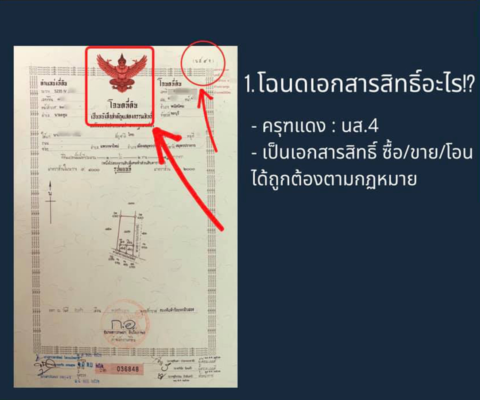 แชร์เก็บไว้เลย  “11จุดบนโฉนดที่ดิน” ตรงไหนบ้าง ที่คุณควรจะรู้และดูเป็น จะได้ไม่ถูกโกง