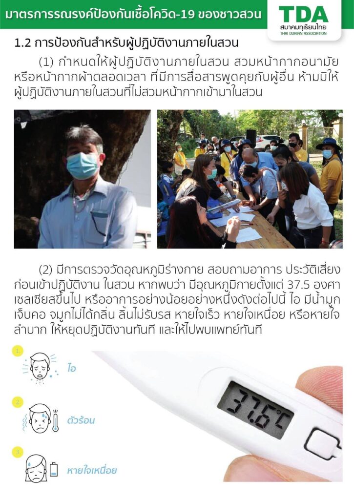 วอนรัฐช่วยประ​ชาสัมพันธ์​ต่างประเทศ "ทุเรียนส่งออกของไทย" ปลอดโควิด 100 หลังใช้มาตรการเข้มดูแล