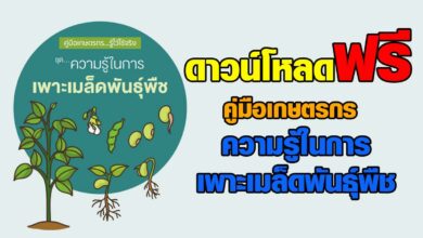 ดาวน์โหลดฟรี !! คู่มือเกษตรกร ความรู้ในการเพาะเมล็ดพันธุ์พืช