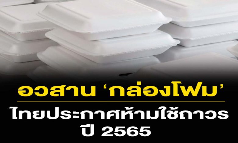 ครม. มีมติให้แบนพลาสติก 4 ชนิด 'ถุงหิ้ว-โฟม-แก้ว-หลอด' แบบเด็ดขาดในปี 2565