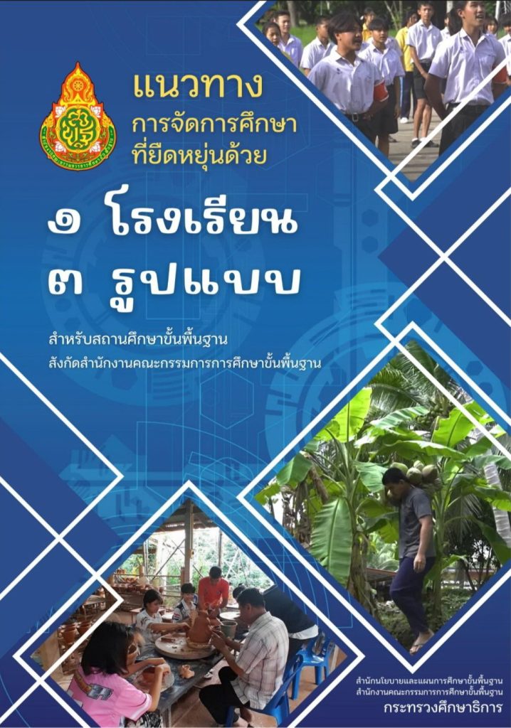 แนวทางการจัดการศึกษาที่ยืดหยุ่นด้วย 1 โรงเรียน 3 รูปแบบ สำหรับโรงเรียน สพฐ.